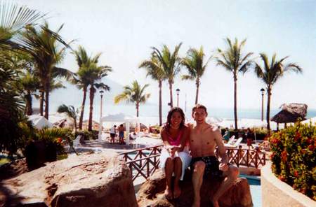 Jeff and Janie in Mexico 2001.