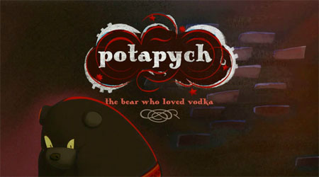 Movie Poster for animated short Potapych 