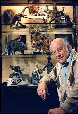 Ray Harryhausen and his Armatures