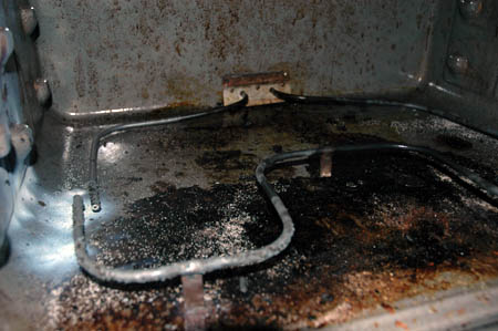Burned out oven element