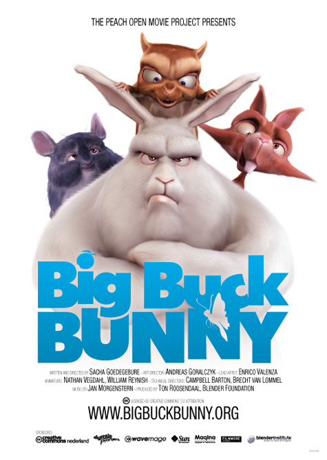 Big Buck Bunny Movie Poster