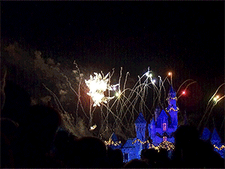 Animated Disneyland Fireworks