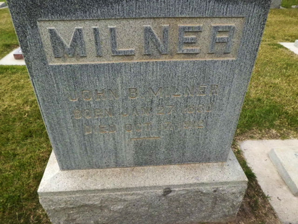 John Brewitt Milner's Grave