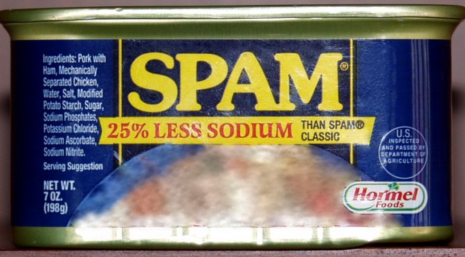 A can of SPAM.
